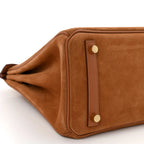 Veau Doblis Swift Grizzly Birkin 25 Gold