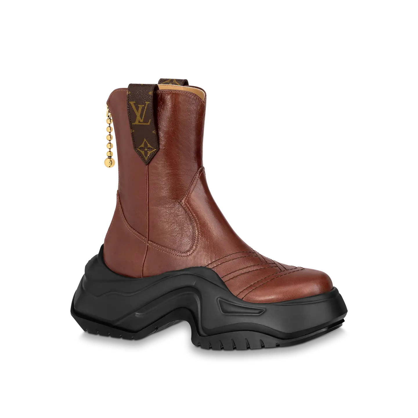 LOUIS VUITTON BOOTS SHOES LEATHER MONOGRAM LV LOGO 1ABHSQ