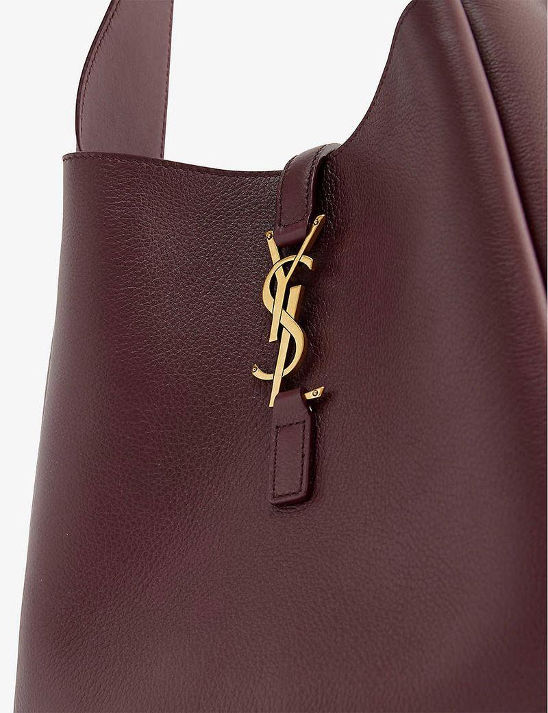 LE 5 À 7 supple small IN GRAINED LEATHER