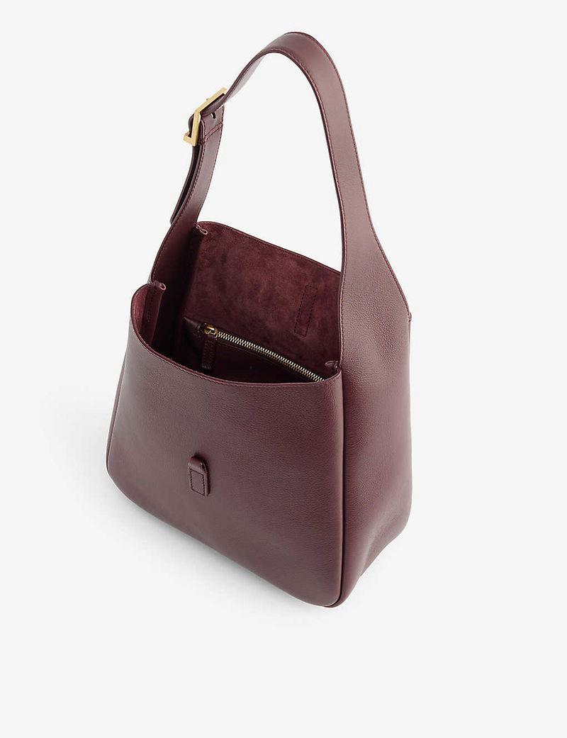 LE 5 À 7 supple small IN GRAINED LEATHER