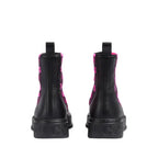 Gucci Leather & Jersey GG Booties