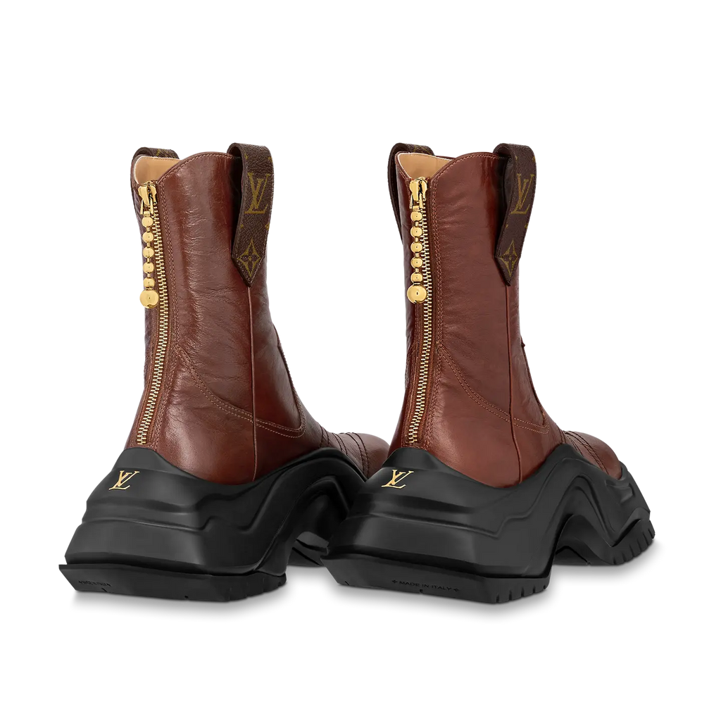 LOUIS VUITTON BOOTS SHOES LEATHER MONOGRAM LV LOGO 1ABHSQ