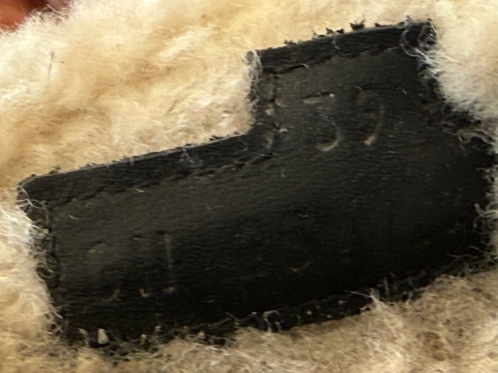 HERMES chypre shearling sandal